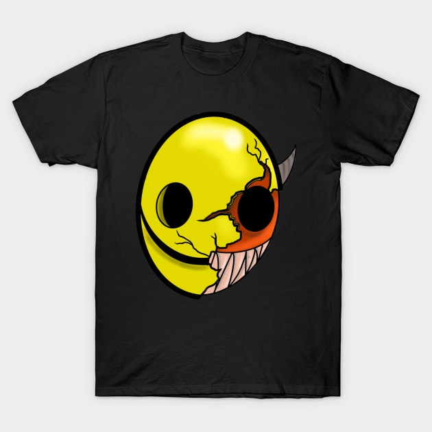 Devil behind the smile T-Shirt by Cicero Designs